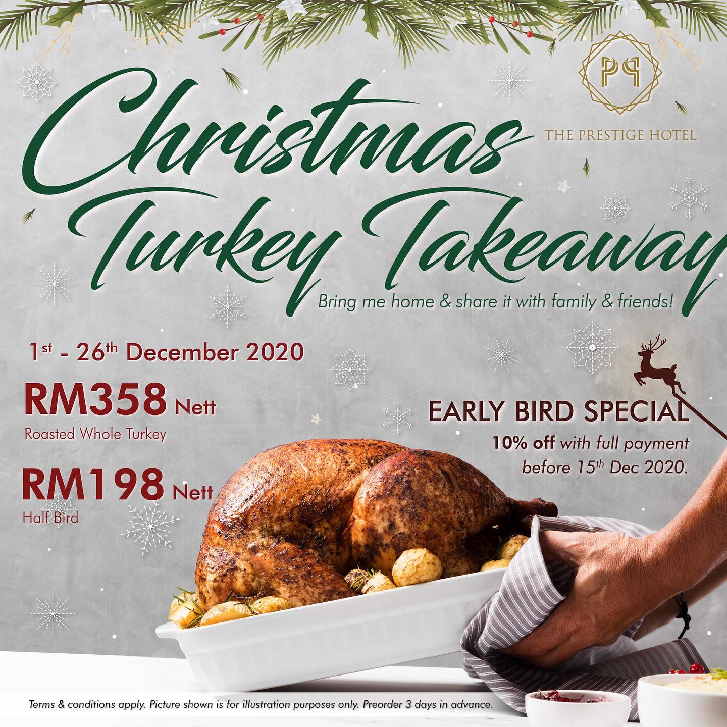 2020-christmas-dinner-penang-prestige-hotel-turkey | The Penangite